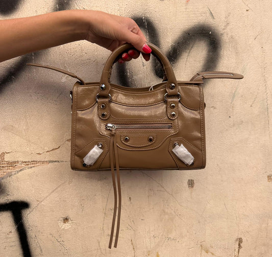 Borsa Balenciaga City in Pelle mini